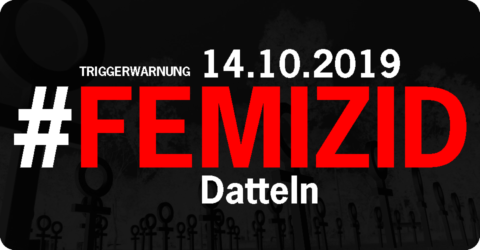 14.10.2019 - Femizid in Datteln