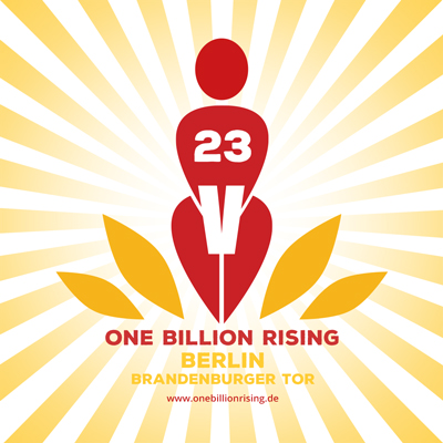 One Billion Rising 2023 Berlin Brandenburger Tor