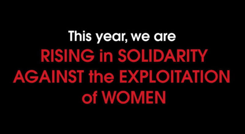 Solidarity against exploitation of women