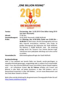 One Billion Rising 2019 Wülfrath