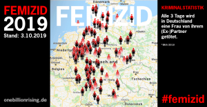 #femizid Opfer Deutschland - Stand: 3.10.2019