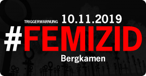 10.11.2019 - #Femizid in Bergkamen