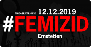 12-12.2019 - Femizid in Emstetten