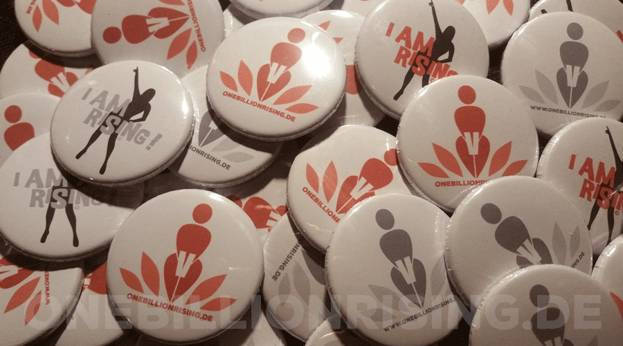 Buttons One Billion Rising 2020