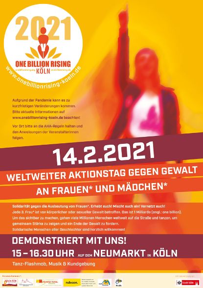 #Koeln is Rising 2021 - #onebillionrising #risinggardens #obrd