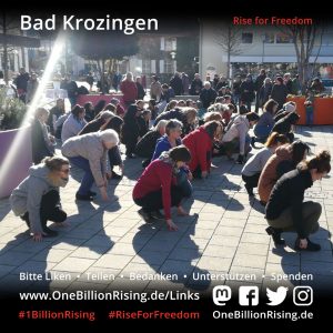 2023 Bad Krozingen is Rising For Freedom ❤ ONE BILLION RISING - Globale Initiative gegen Gewalt an Frauen und Mädchen. #1billionrising #riseforfreedom