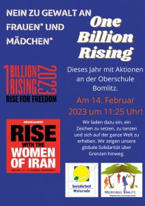 Walsrode Bomlitz - One Billion Rising 2023 - Flyer