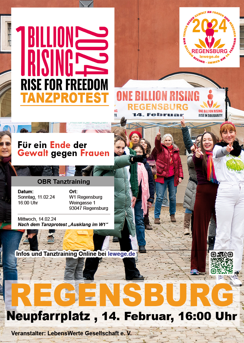 Regensburg 2024 One Billion Rising Flyer