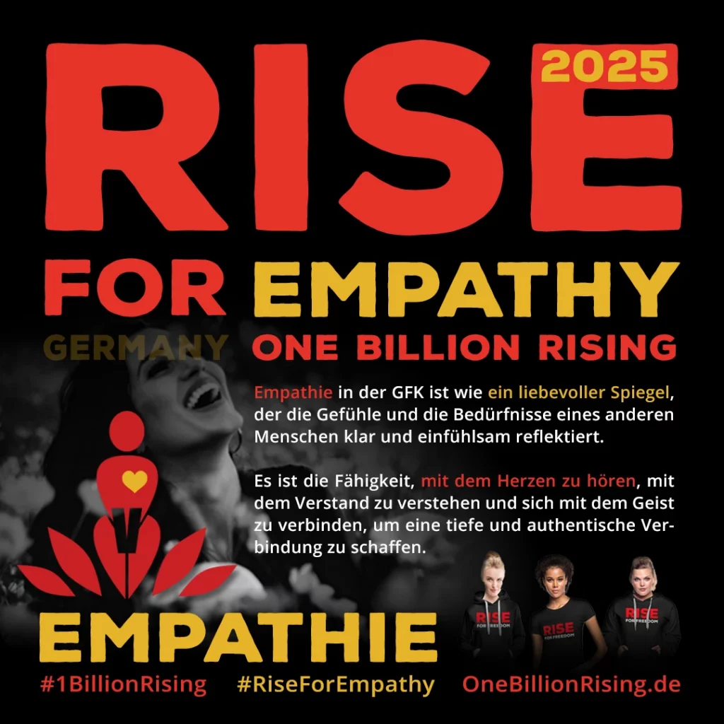 One Billion Rising 2025 Rise For Empathy #RiseForEmpathy #1billionrising