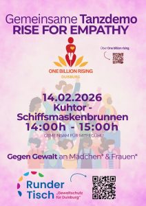 Duisburg — One Billion Rising 2026 – Women on Fire — Ni una menos