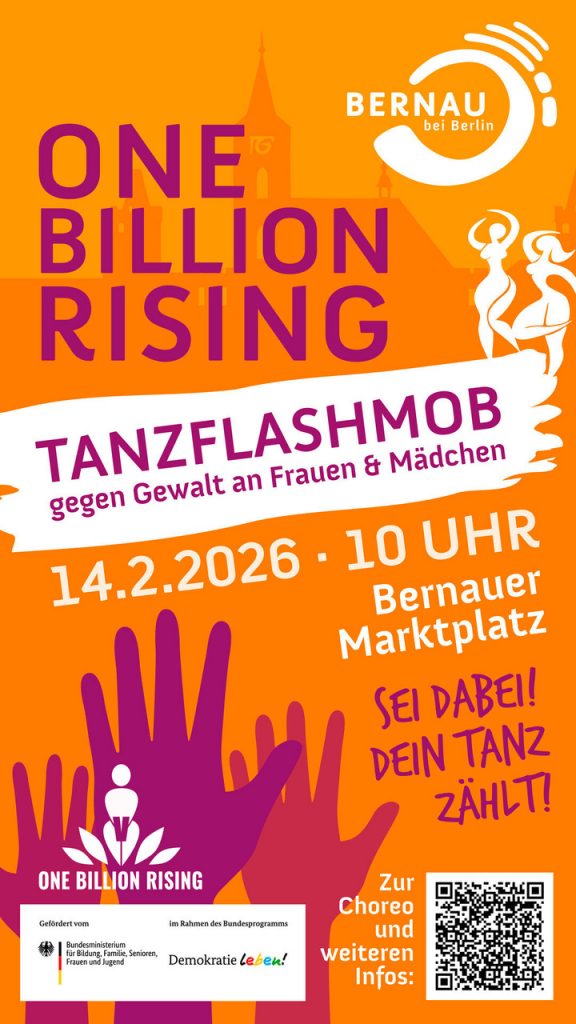 Bernau bei Berlin — One Billion Rising 2026 – Women on Fire — Ni una menos