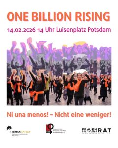 Potsdam — One Billion Rising 2026 – Women on Fire — Ni una menos