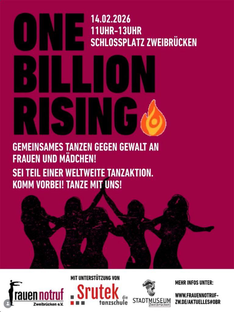 Zweibruecken — One Billion Rising 2026 – Women on Fire — Ni una menos