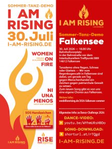 Sharepic Falkensee Sommer OBR 2026 - I AM RISING