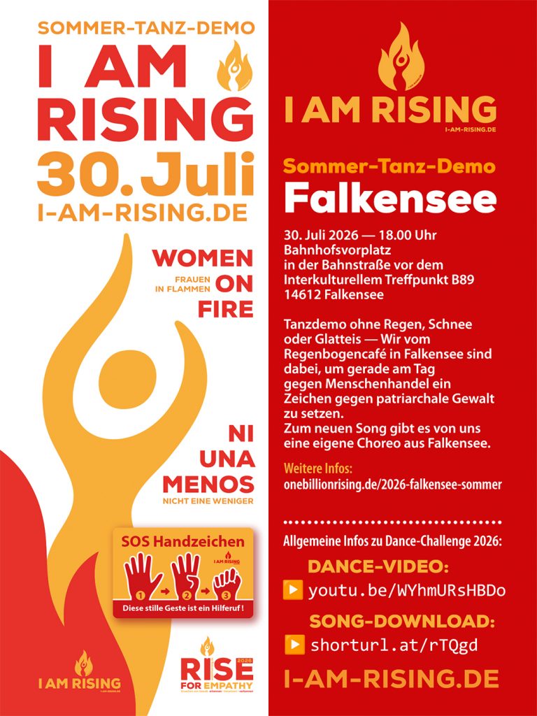 Sharepic Falkensee Sommer OBR 2026 - I AM RISING