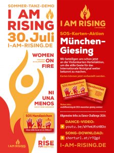 Sharepic München-Giesing Sommer OBR 2026 - I AM RISING