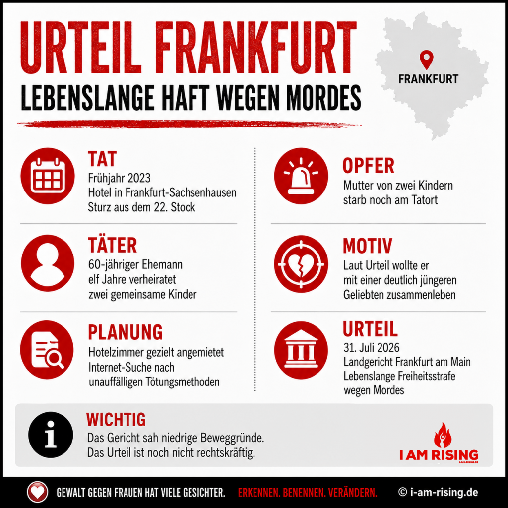 Urteil Frankfurt Ehefrau 22. Stock