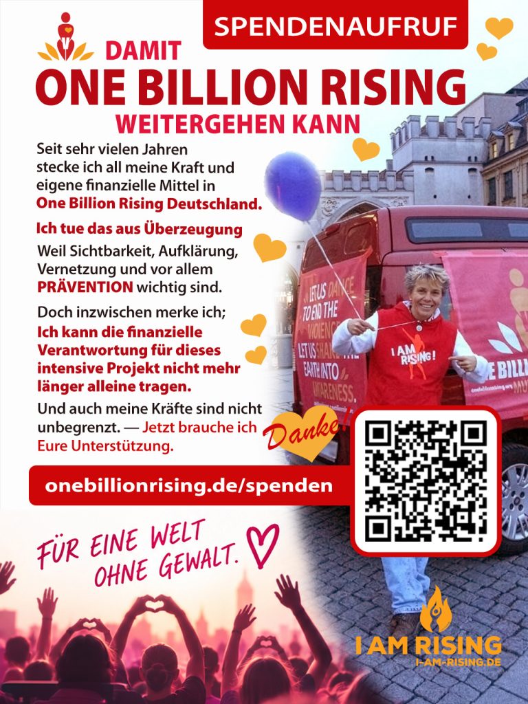 Spendenaufruf ONE BILLION RISING